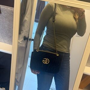 Velvet GG Marmot Style Bag